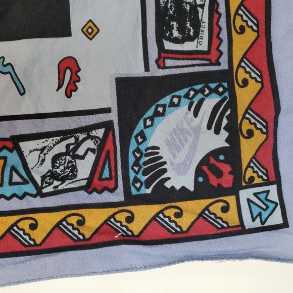 Vintage Nike ACG Bandana is a faded Western Aztec Constellation Scarf - Picture 4 of 7